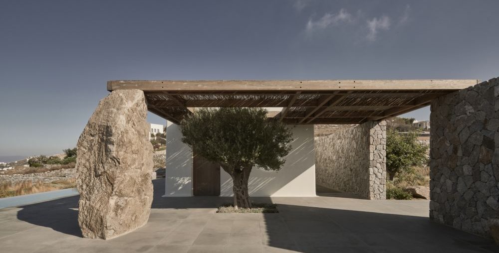 Magnificent Summer House In Greece Built With Stone Dug From The Site