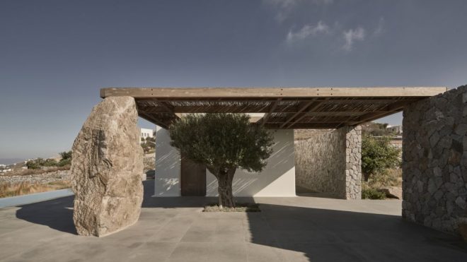 Magnificent Summer House In Greece Built With Stone Dug From The Site