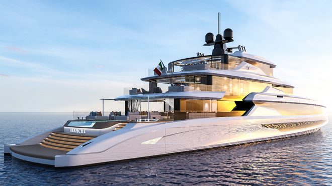 Fincantieri’s New 230-Foot Megayacht Concept Has an Interior That Will Make Any 5-Star Hotel Jealous