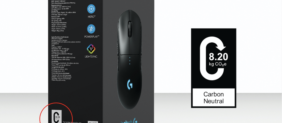 Logitech to list carbon content of products on boxes