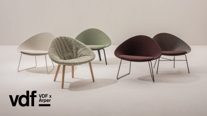 Arper reveals recyclable chairs and online catalogue in video for VDF