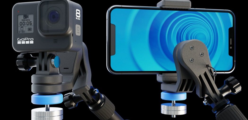 This handheld hydraulic stabilizer works without a battery to give you shake-free camera videos