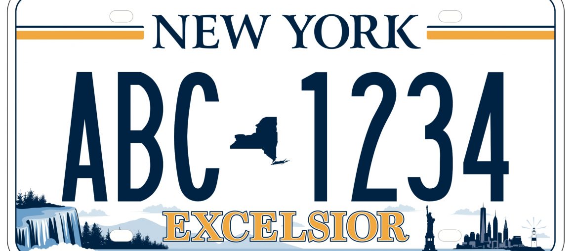 New York’s new license plates finally hit the road
