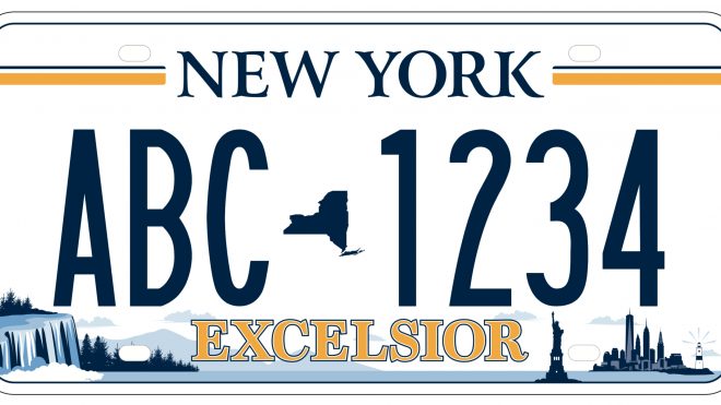 New York’s new license plates finally hit the road
