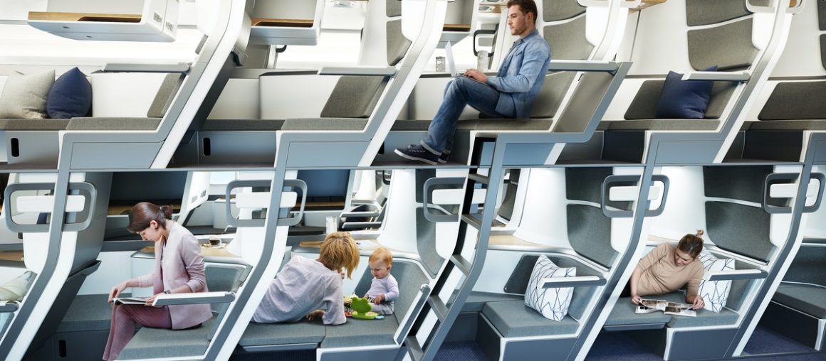 Are these double-decker lie-flat seats the future of economy flights?