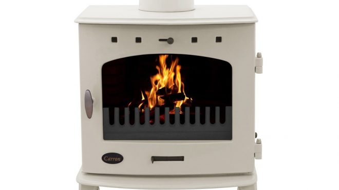 Carron 7.3kW Cream Enamel Multi-fuel / Woodburning Stove