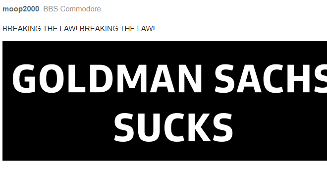 Goldman Sachs Created A Font, But You Are Forbidden By Its License To Critique Goldman Sachs Using It