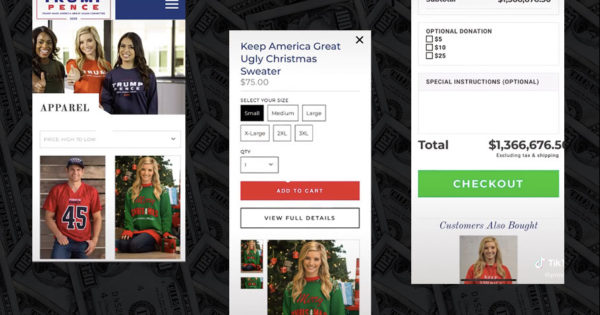 TikTok Users Abandon Carts En Masse on Trump Online Stores