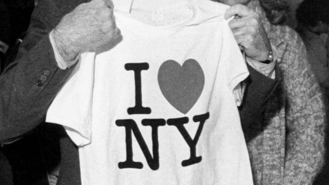 Appreciation: How Milton Glaser’s ‘I ❤️ NY’ logo taught us to talk in emoji