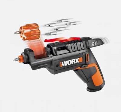 An Unusual Cordless Drill Design With Six-Bit Revolver and Screw Holder - Core77