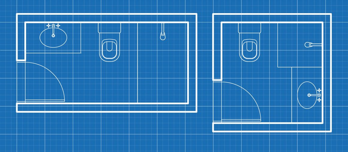 Minimum Dimensions and Typical Layouts for Small Bathrooms