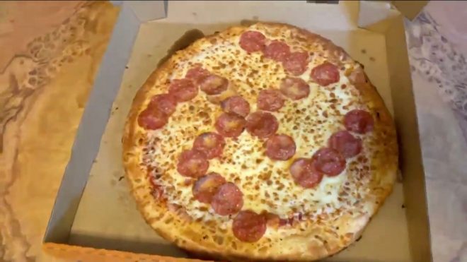 Cheese, Pepperoni And Hate: Little Caesars Workers Fired Over Swastika Pizza