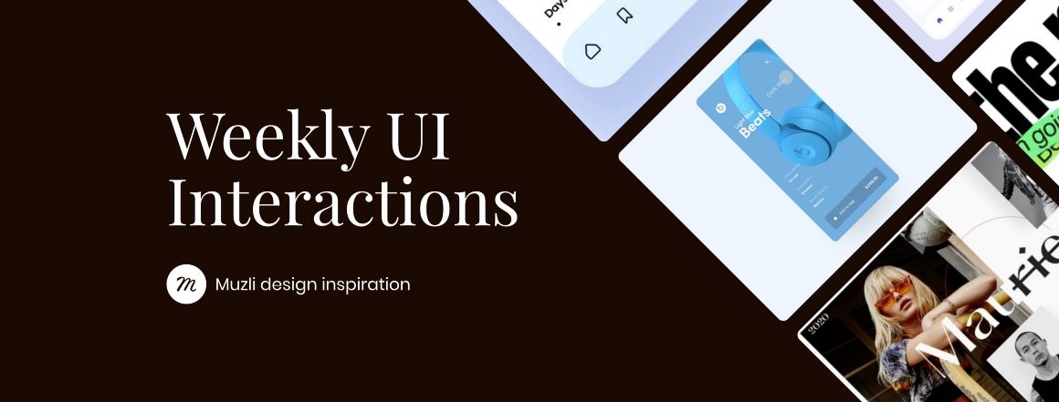 UI Interactions of the week #217