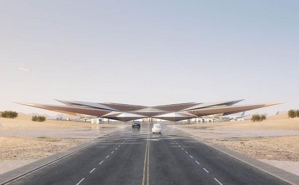 Foster + Partners unveils design for mirage-inspired airport in Saudi Arabia