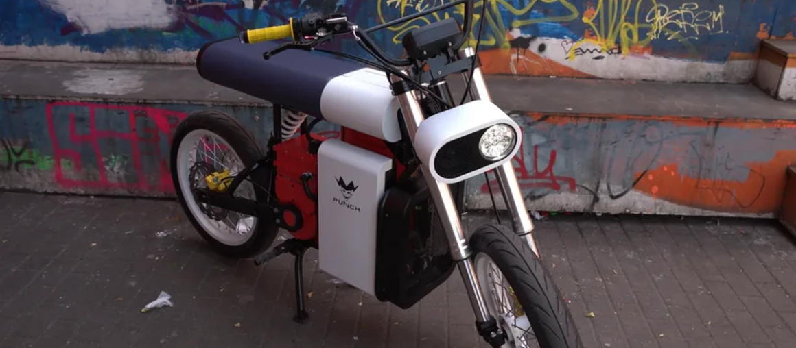 The Punch Moto is an electric motorcycle for Marxists who read 'Us Weekly'
