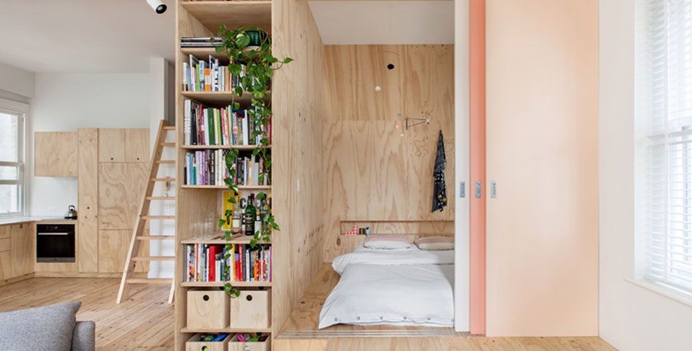 Loft Renovation for Young Family Is Inspired by Japanese Micro-Apartments
