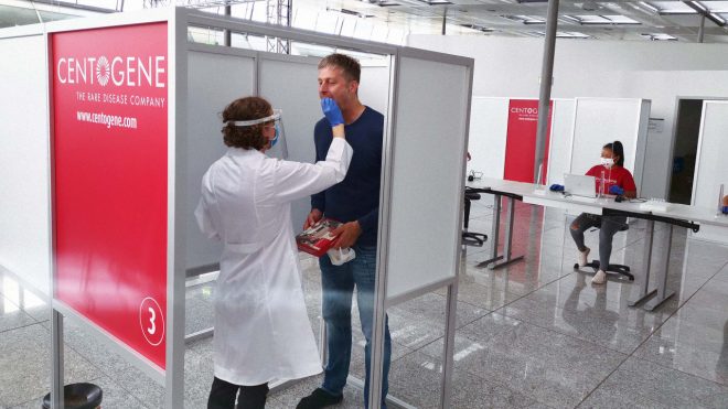 Airports can be a petri dish for COVID-19. Now you can get a test on-site