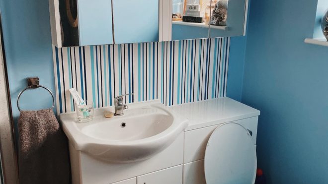 Before and After: A Luxe-Looking Bathroom Redo That Only Cost £100