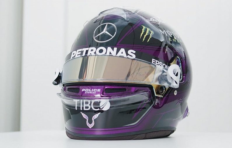 Hamilton unveils new black F1 helmet design with BLM message