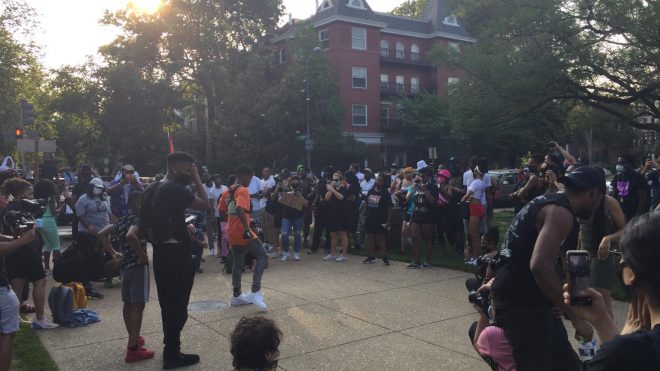 D.C. Demonstrators Kick Off July 4th Weekend With Protests And Go-Go Music | WAMU