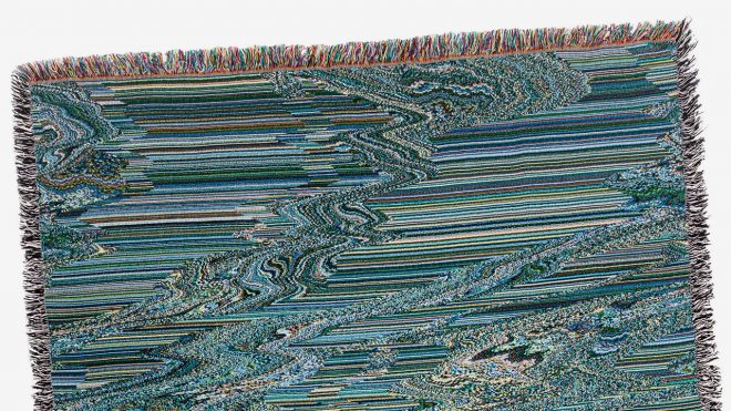 These striking blankets visualize the COVID-19 genome