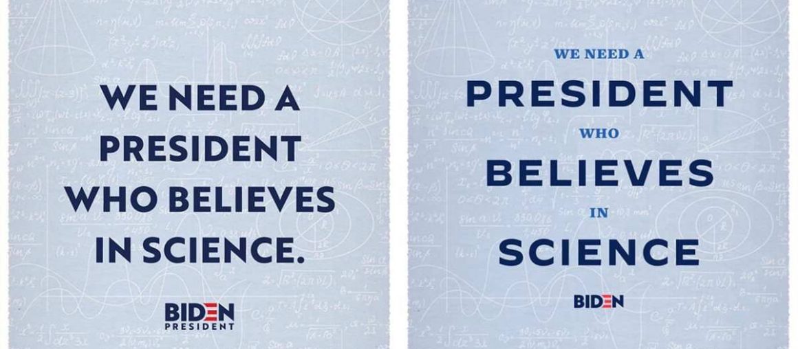 Joe Biden campaign upgrades typeface