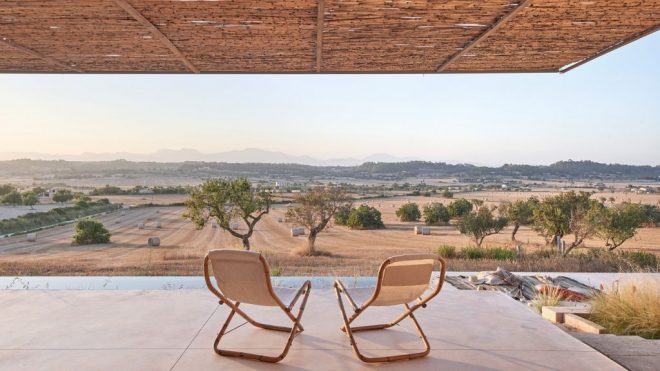 OHLAB frames cinematic views of the landscape for hotel in Mallorca
