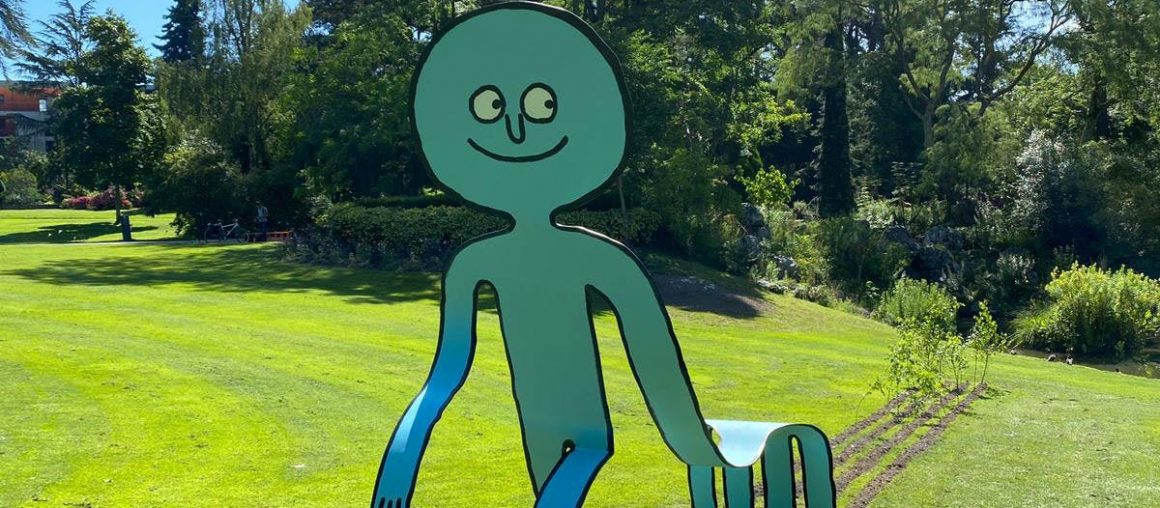 Jean Jullien’s colourful characters take to the great outdoors