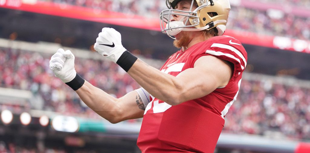 Look: George Kittle's offseason workout program appears to be going well