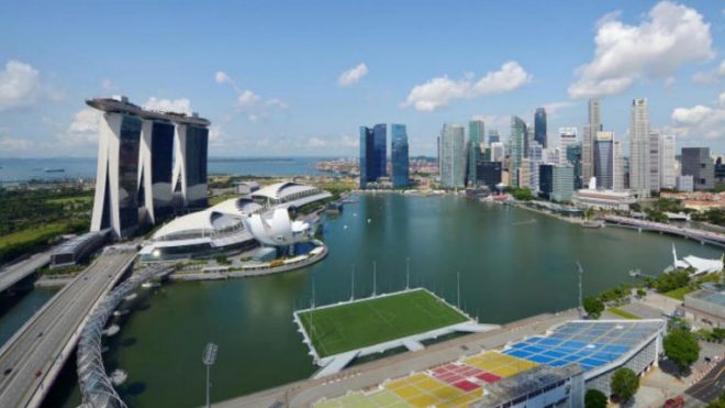 Project to redevelop Marina Bay floating platform awarded to Woha Architects, construction to start in 2022