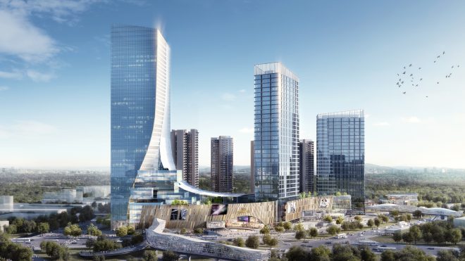 Ronald Lu & Partners Showcases Upgraded Concept for a Transit-Oriented Development