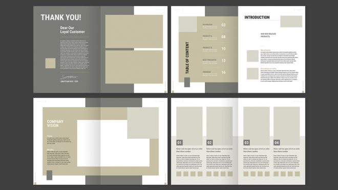 A Very Clean Product Catalog Template for Adobe InDesign