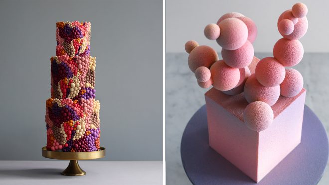 Sumptuous Cakes Designed by Tortik Annushka Emerge as Elegant, Sculptural Desserts