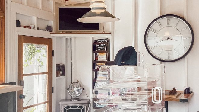 This dad built a backyard coffee shop with repurposed materials