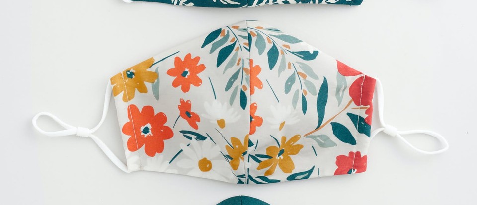 Best flower-themed face masks