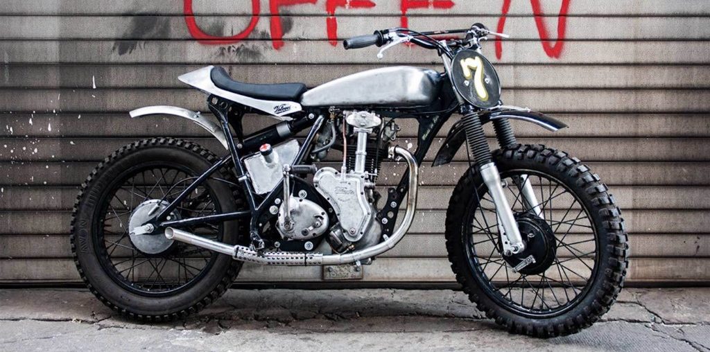 A Velocette MAC engine in an Yamaha XT600 frame? Ja bitte!