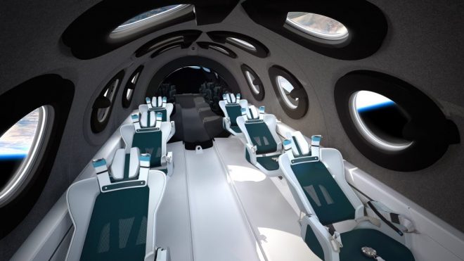 Virgin Galactic unveils SpaceshipTwo cabin interior designed with Seymourpowell