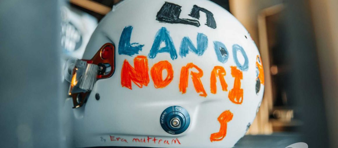 Lando Norris to use F1 helmet designed by six-year-old