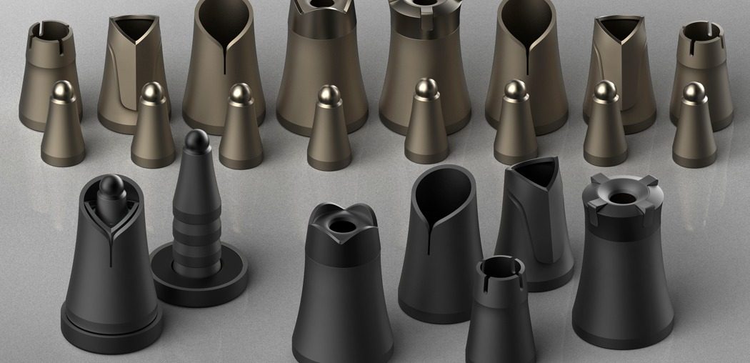 Ingeniously portable full-size chess set features nesting pieces that compactly fit into each other