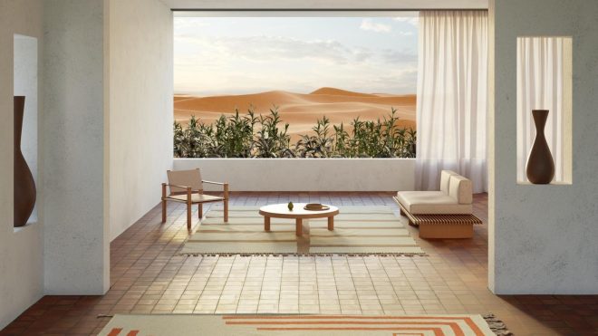 Beni Rugs’ latest campaign merges Bauhaus with Brazilian modernism