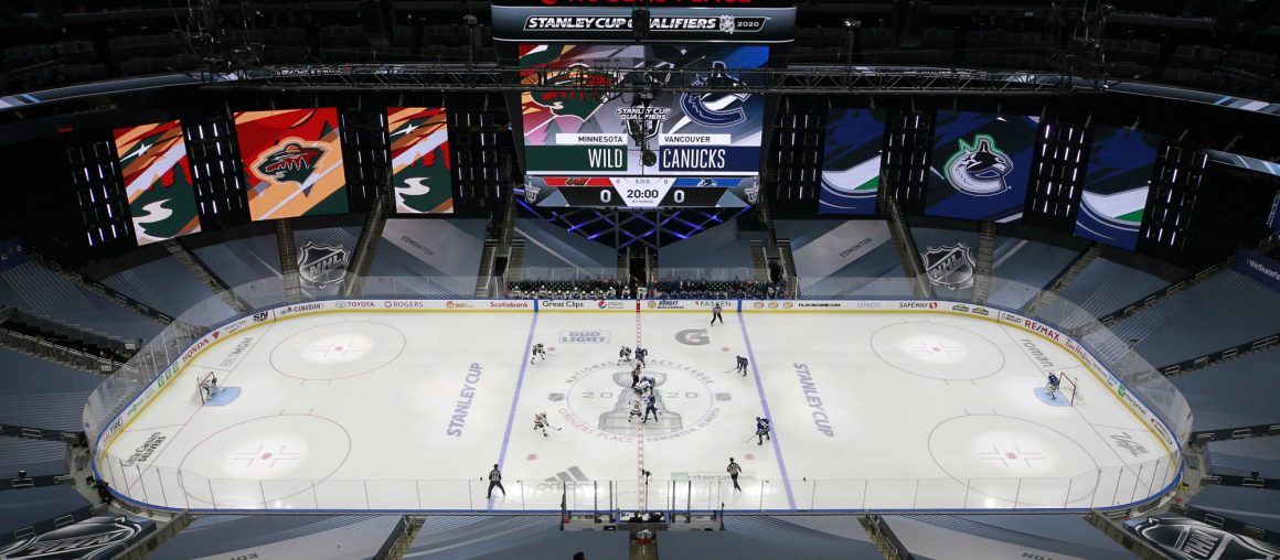 NHL embraces having no fans in attendance with a hilarious graphic