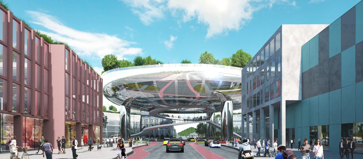 MVRDV Wins Competition to Design the Masterplan of the Ettlinger Tor Area in Karlsruhe, Germany