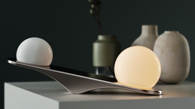 This intuitive light was designed to reflect nature’s law of balance!