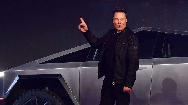 Elon Musk says Tesla will create a normal pickup truck if the Cybertruck doesn't sell, as a 'fallback strategy'