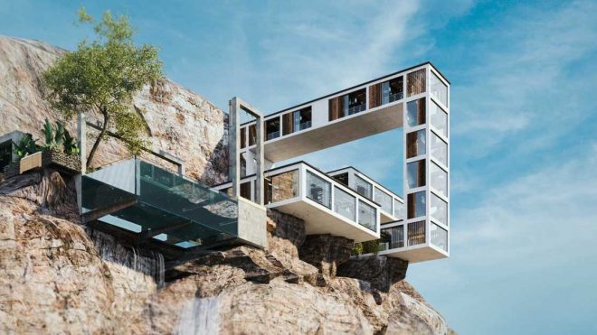 Here's A Look Inside The Mind-Blowing 'Mountain House' Being Built On An Island In BC