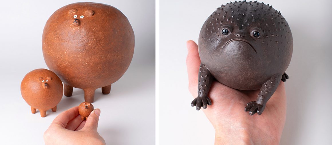 Ravenous Frogs and Surprised Bears Form an Adorably Expressive Ensemble of Ceramic Creatures