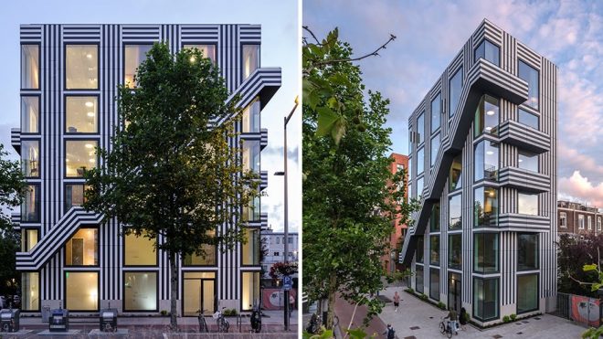 graphic studio thonik presents its first work of architecture in amsterdam