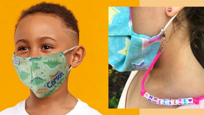 15 personalized face masks for kids going back into the classroom