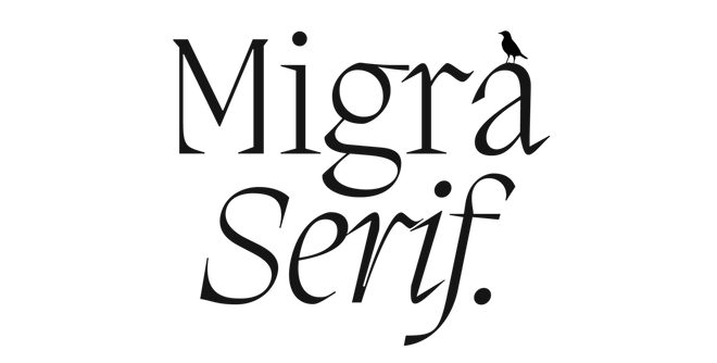 Migra Serif Takes Flight