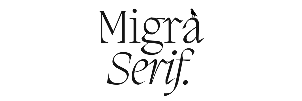 Migra Serif Takes Flight